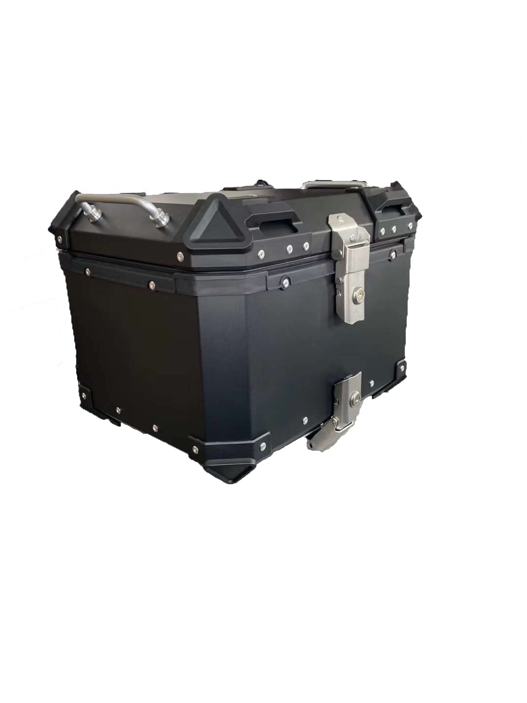 Universal Motorcycle Top Case - Aluminum Scooter Tail Box Luggage Trunk for Secure Storage | Perfect for Commuting, Travel & Adventure Rides