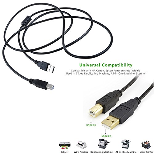 6ft USB Data Cable for Nady MM-15USB Audio Mixer | High-Speed Charging & Sync | Compatible with Mixers, Audio Interfaces & Studio Equipment | Perfect for Live Performances & Recording Studios