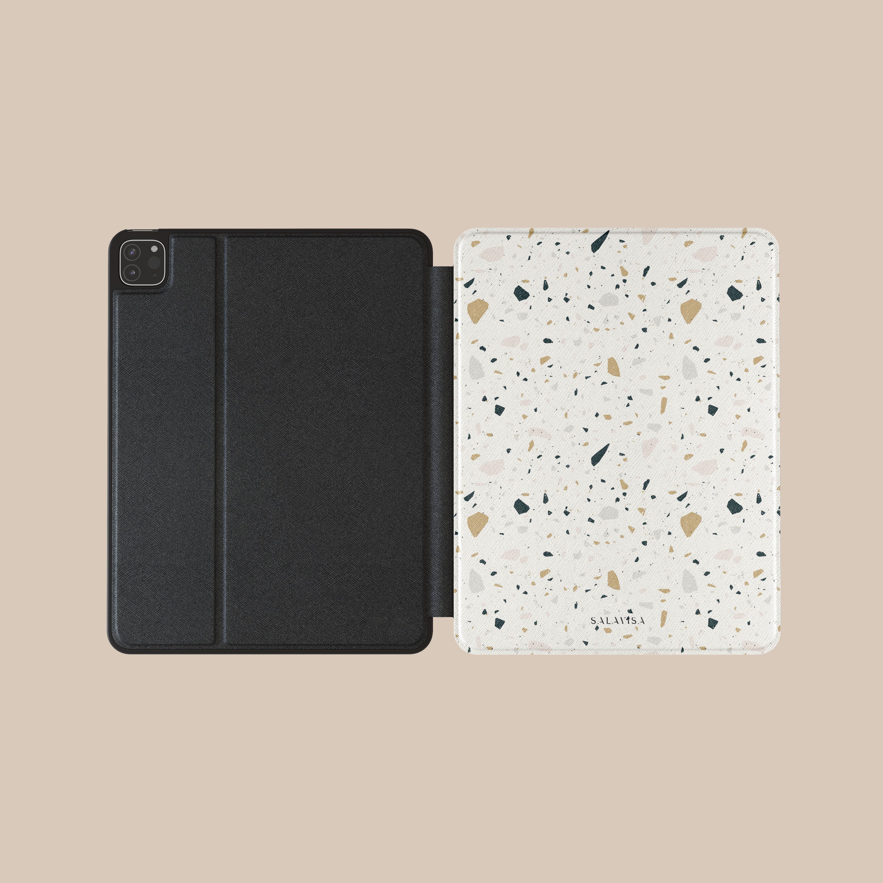Stylish Lightweight Terrazzo Pattern iPad Case - Durable Protective Cover for iPad Air/Pro (6th-12th Gen) - Perfect for Work, Travel & Everyday Use