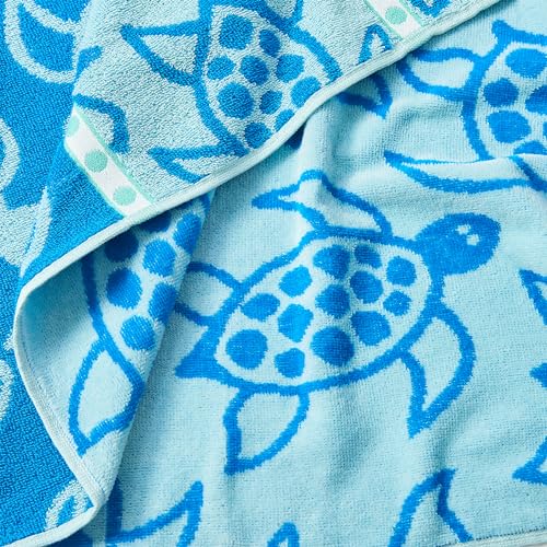 Royal Blue/Teal Turtle & Stripe