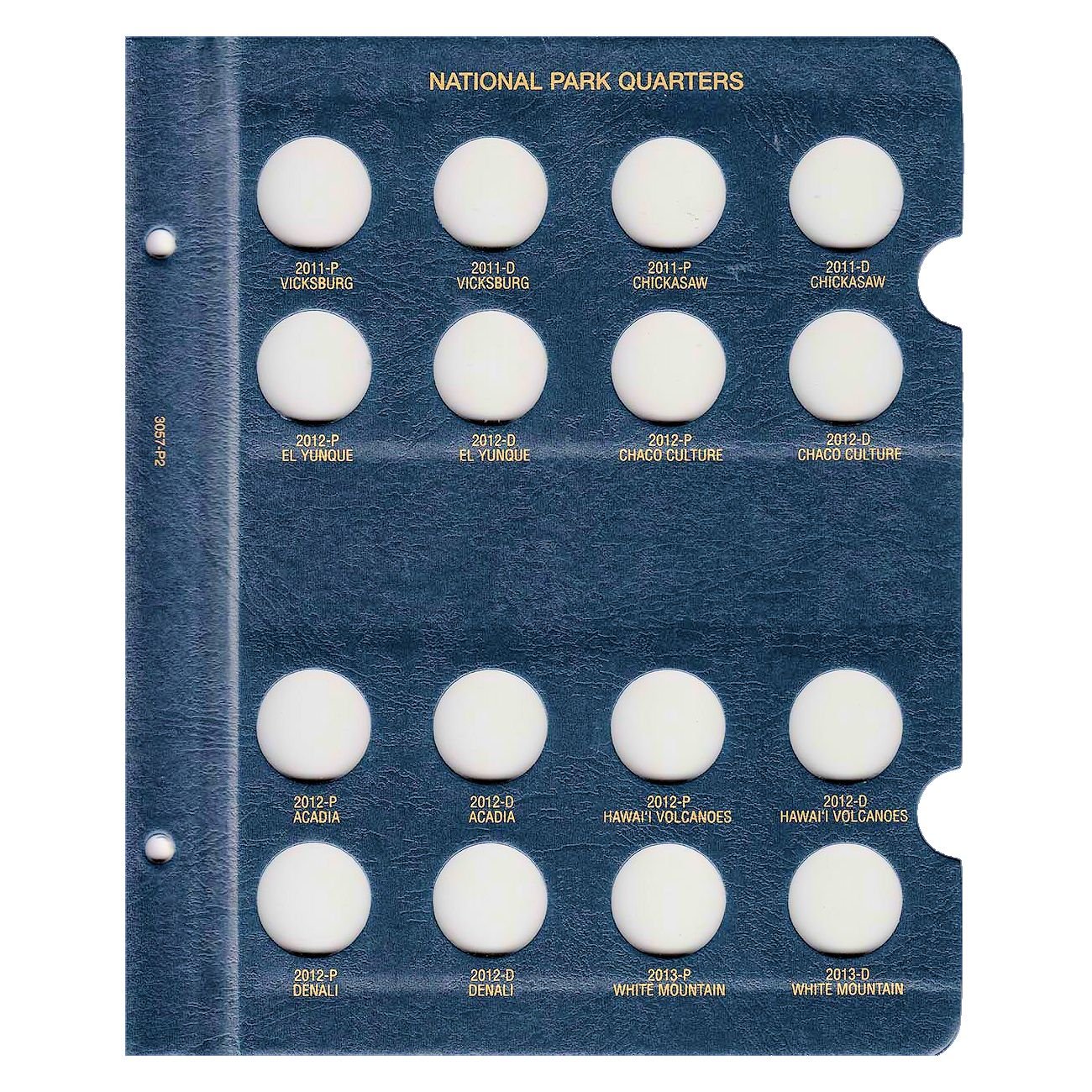 Whitman US National Park Quarters Album 2010-2021 Complete Collection with P & D Mints - Perfect for Coin Collectors, Investors & History Enthusiasts