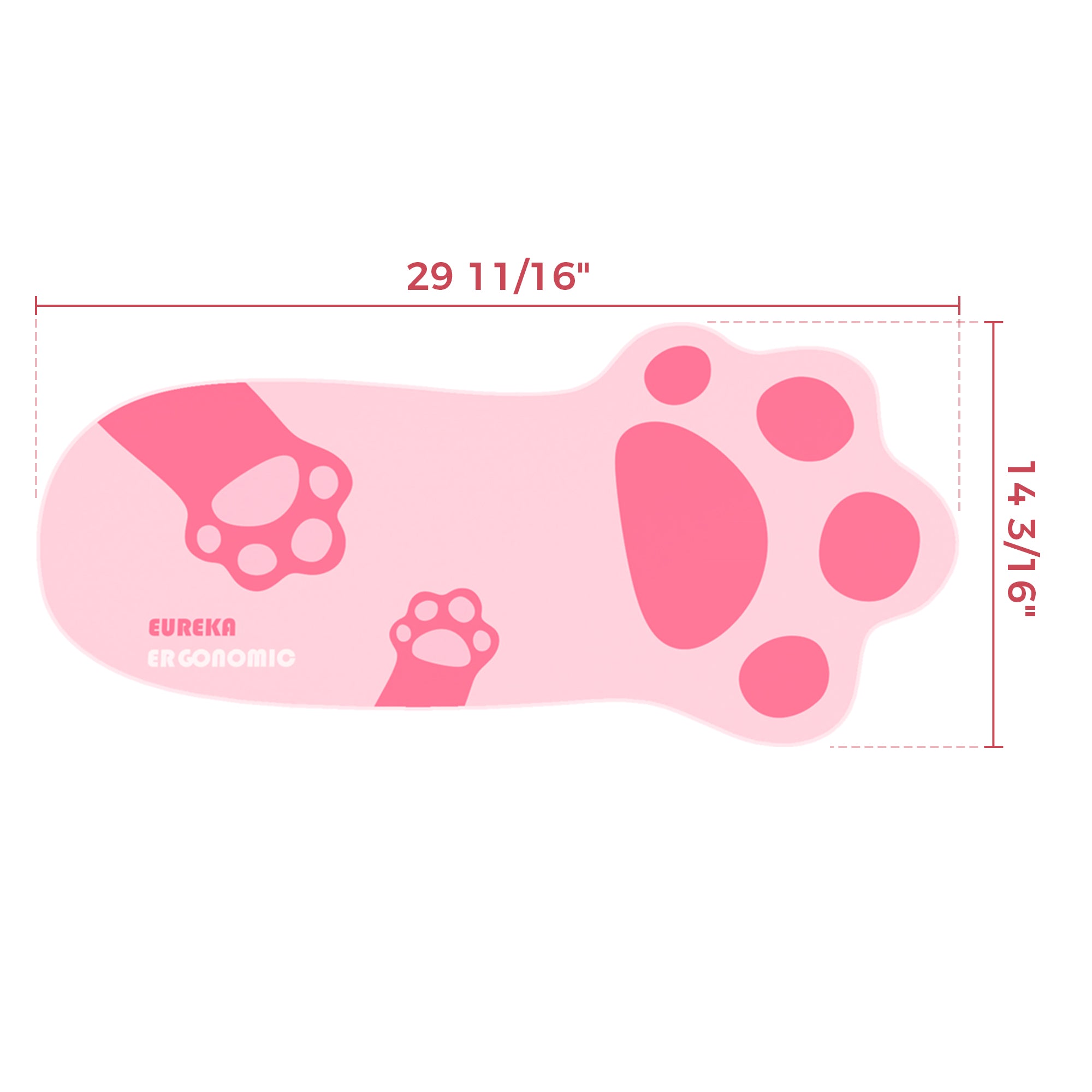 Premium Large Gaming Mouse Pad - Non-Slip Rubber Base, Smooth Surface for Enhanced Precision - Perfect for PC, Laptop, Esports & Office Use