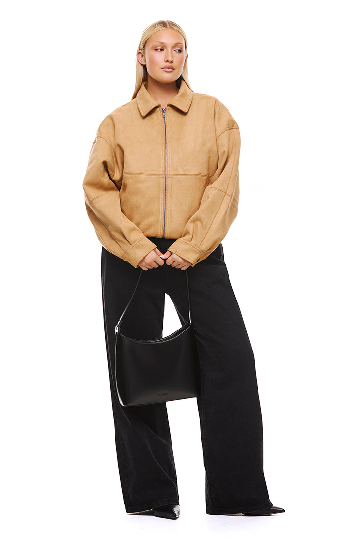THE JUDE HONEY BOMBER JACKET - Stylish Vintage-Inspired Men's & Women's Lightweight Jacket for Casual Wear, Street Fashion & Outdoor Activities
