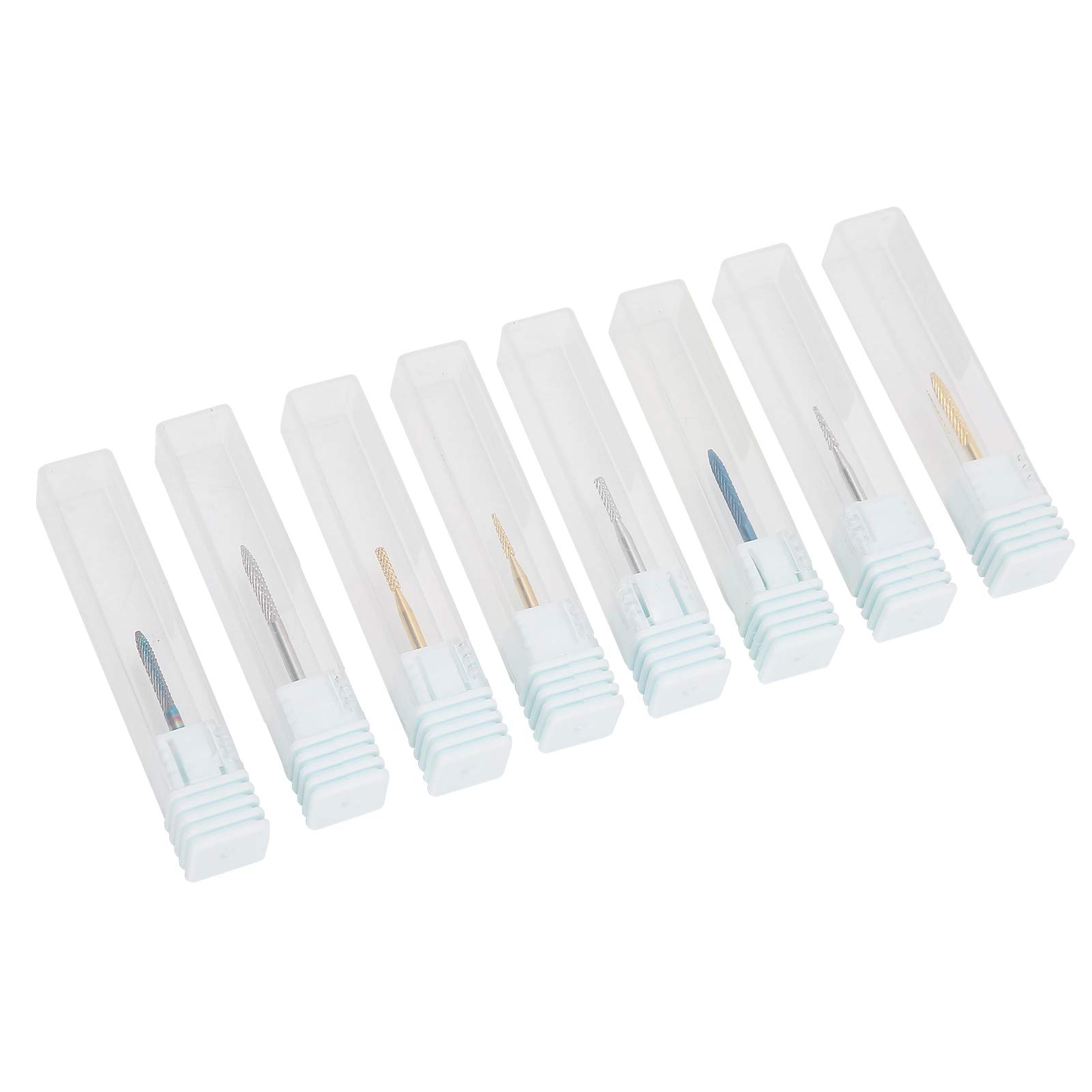 8 Pcs Nail Grinding & Polishing Heads for Home Manicure & Pedicure - Perfect for At-Home Nail Care, Salon Professionals & DIY Nail Art