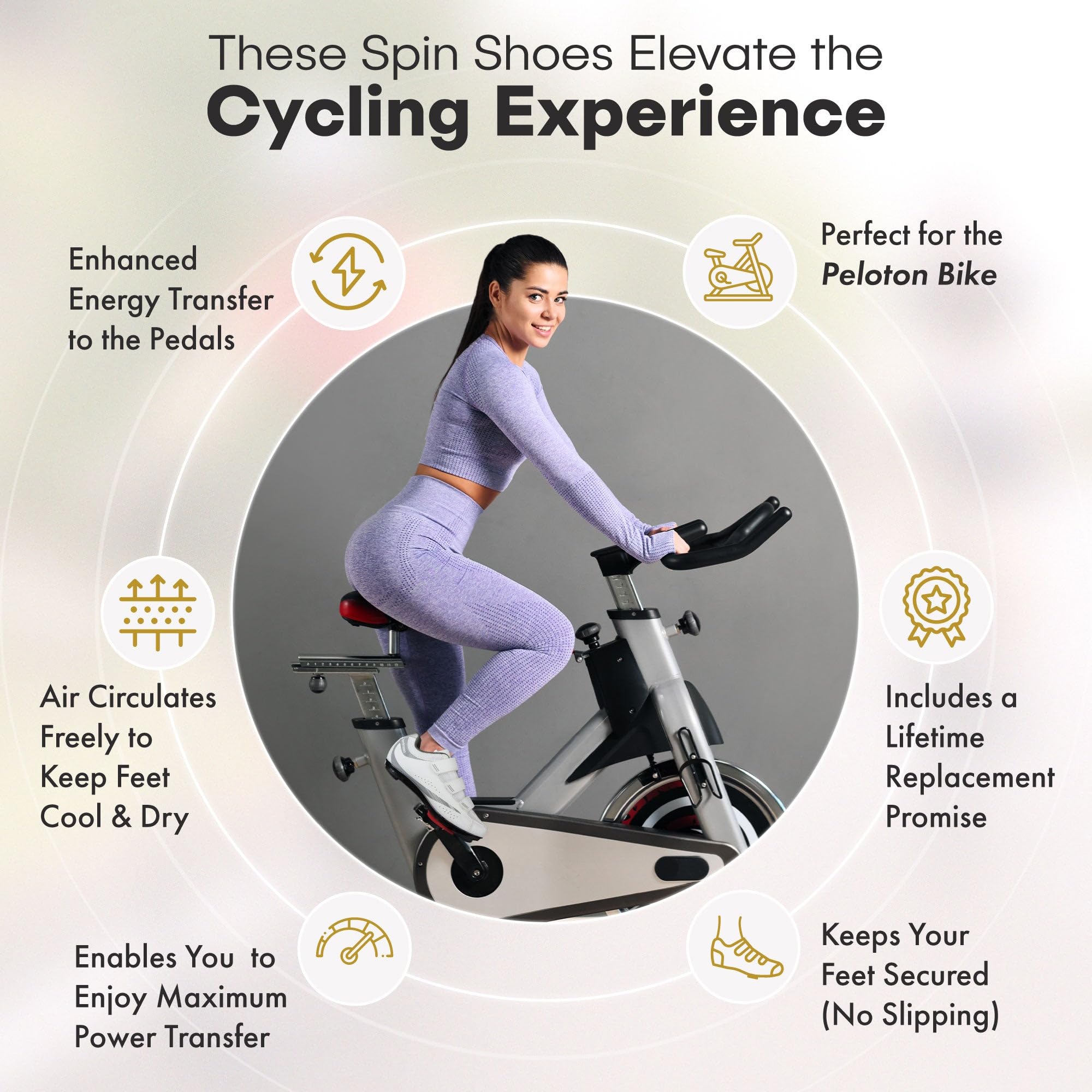 Tommaso Pista Women's Peloton Cycling Shoes - SPD & Delta Cleat Compatible Indoor/Outdoor Spin Shoes for Women - Perfect for Peloton Bikes, Gym Workouts & Road Cycling