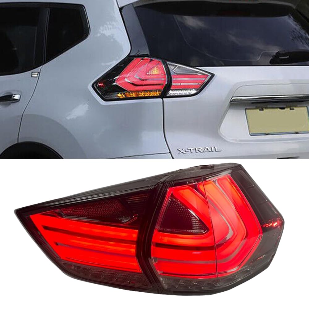 2014-2019 Nissan Rogue LED Tail Lights Assembly - Pair of DRL Brake Reverse Back Up Rear Lamps | Waterproof & Durable for Night Driving & Enhanced Safety