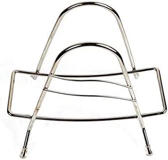 Premium Stainless Steel Cutting Board Holder - LENITH Triangle Wire Rack for Kitchen Storage & Organization | Space-Saving Chopping Board Stand for Countertop, Cabinet, or Pantry Use
