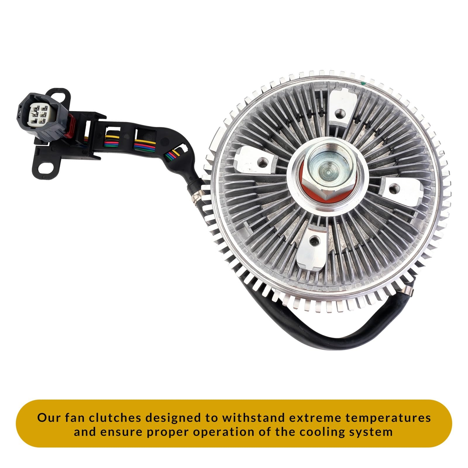 68155609AB Electronic Radiator Cooling Fan Clutch for Dodge Ram 2500 3500 6.7L 2010 & Ram 2500 3500 4500 5500 6.7L 2011-2013 - Heavy Duty Cooling System Replacement Part for Off-Road, Towing & High-Performance Driving