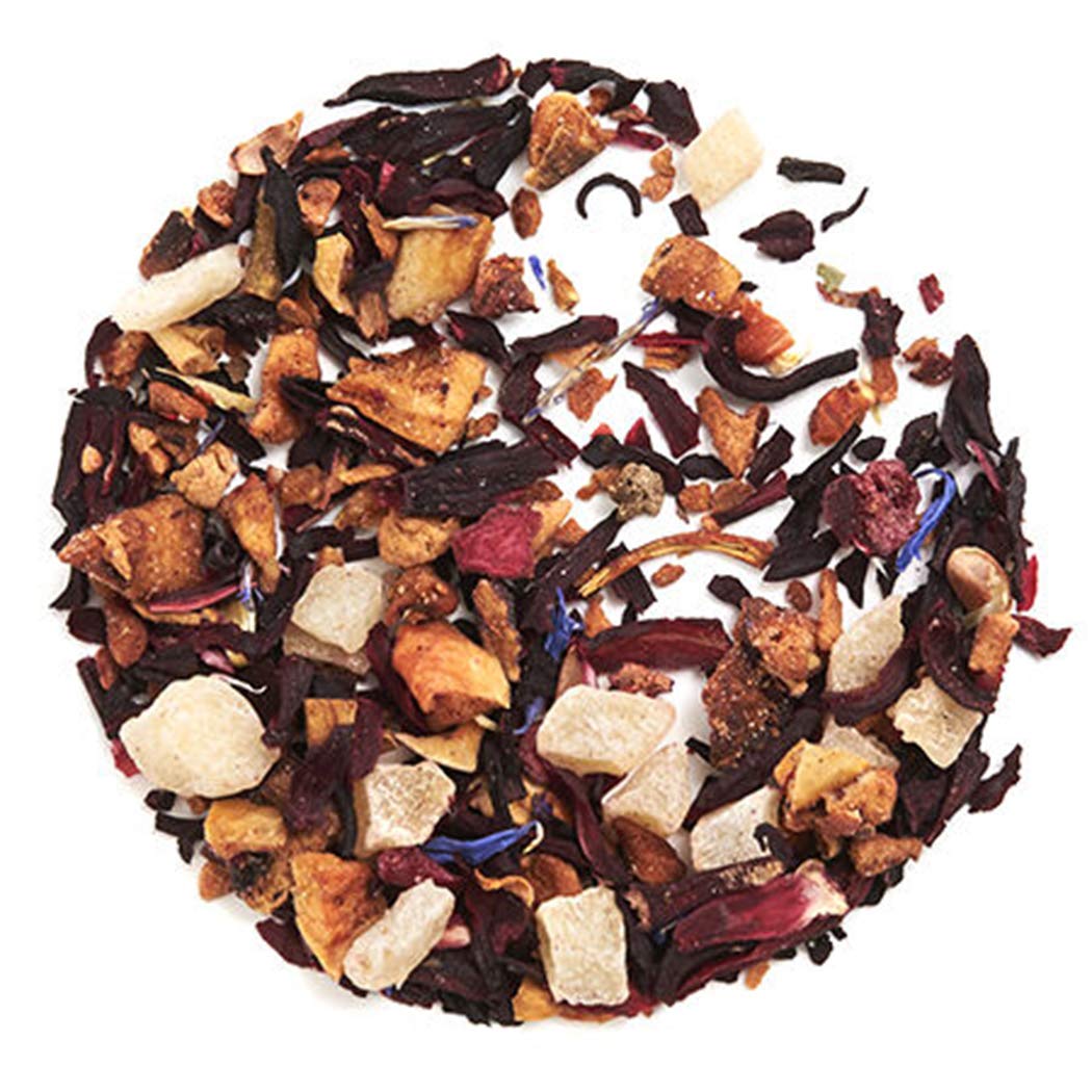 DAVIDs TEA Hibiscus Splash Herbal Tea - 8 Ounce Loose Leaf Tea for Iced Tea & Hot Tea - Refreshing Floral Flavor for Summer Drinks & Relaxation