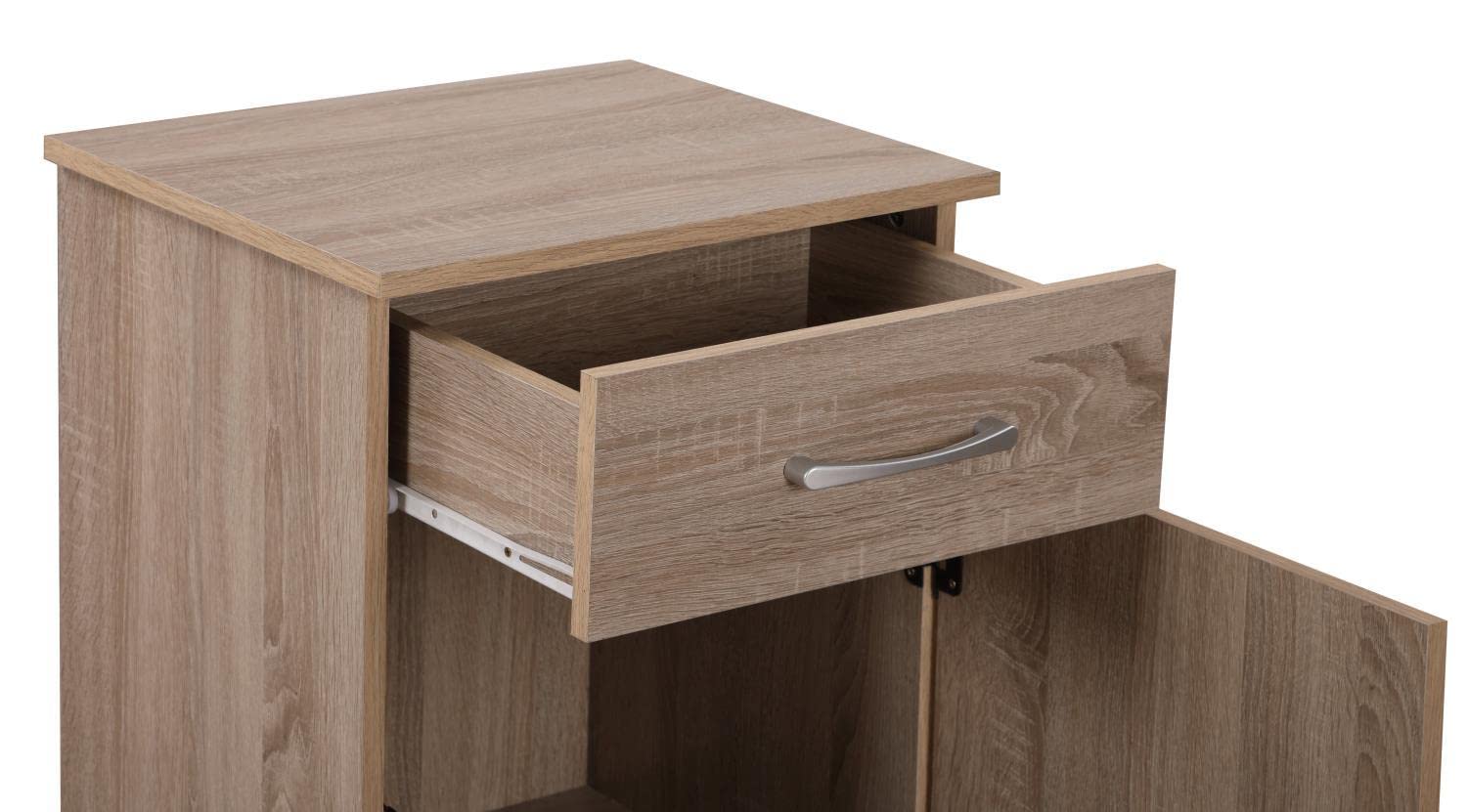 Alston 1-Drawer Sandalwood Nightstand - 24