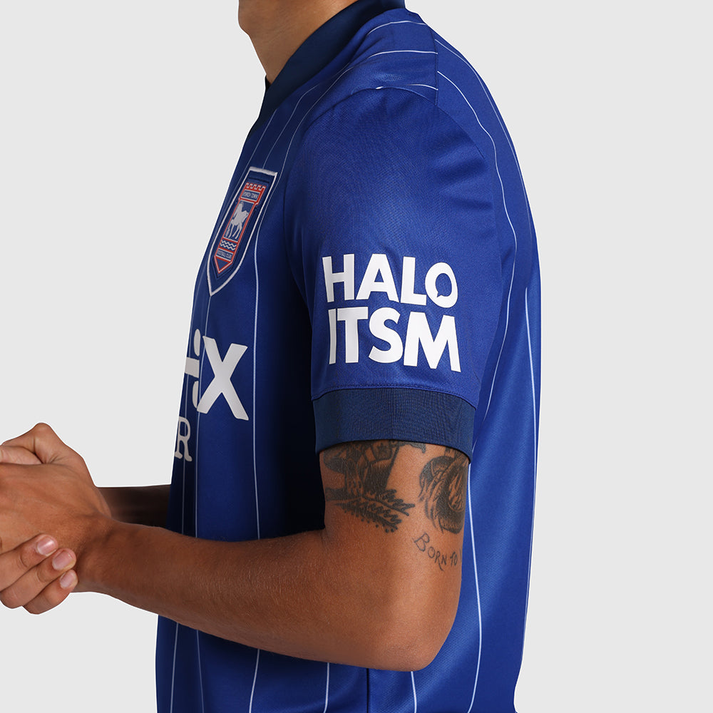 Official Ipswich Town FC 2024/2025 Home Jersey - Authentic Football Shirt for Fans & Players - Perfect for Matchdays, Training & Gameday Support
