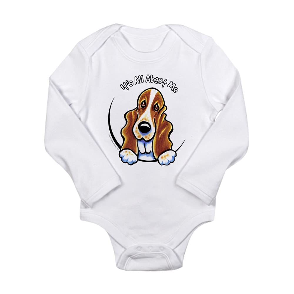 Adorable Basset Hound Baby Bodysuit - Cute Animal Print Onesie for Infants & Toddlers | Perfect for Family Photos, Pet Lovers & Nursery Outfits