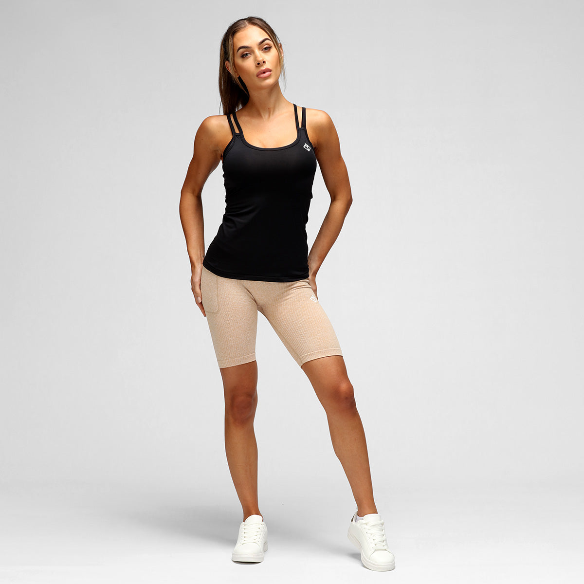 Strappy Black Vest for Women - Sexy Sleeveless Tank Top - Perfect for Summer, Gym, and Night Out