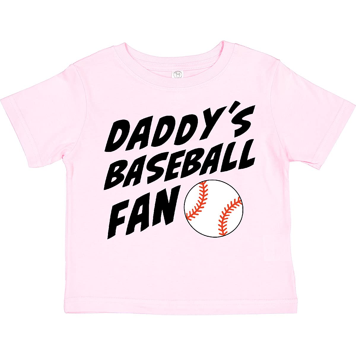 Inktastic Daddy's Baseball Fan Toddler T-Shirt - Cute Baseball Lover Outfit for Kids - Perfect for Game Day, Playdates & Family Photos
