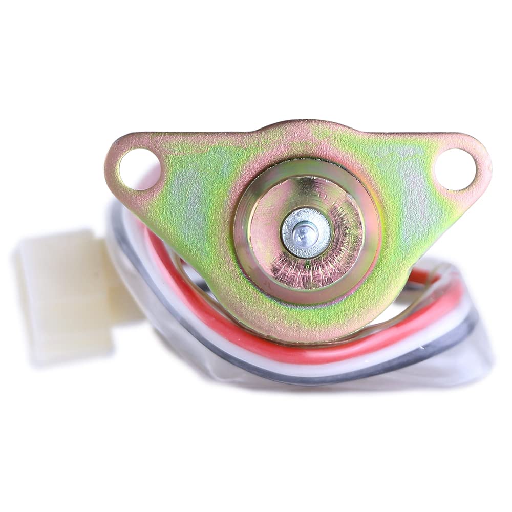 RAREELECTRICAL Synchro-Start Switch Solenoid Compatible with Kubota 17594-6001-4 Fuel Shutdown - Replacement Part for Tractor & Heavy Equipment Engines - Ideal for Agricultural & Construction Machinery Maintenance