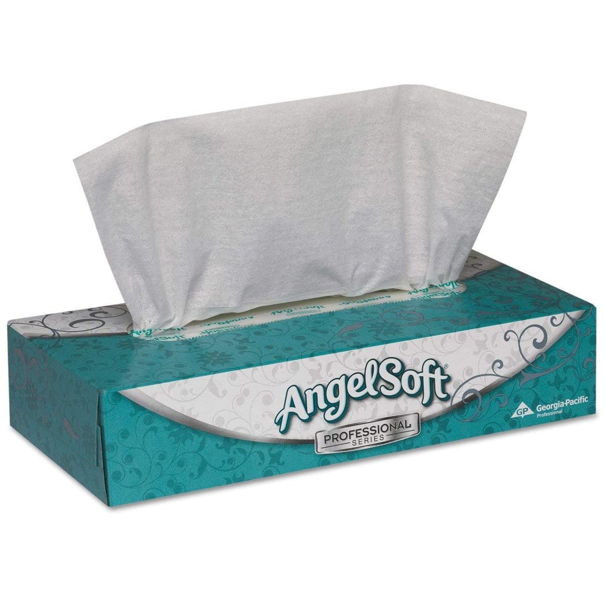 Angel Soft Professional Series Facial Tissues - Ultra Soft & Strong, 3-Ply, 100% Recycled Fibers - Perfect for Home, Office & Travel Use