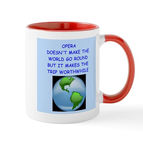 White/Red Inside - Opera Mug