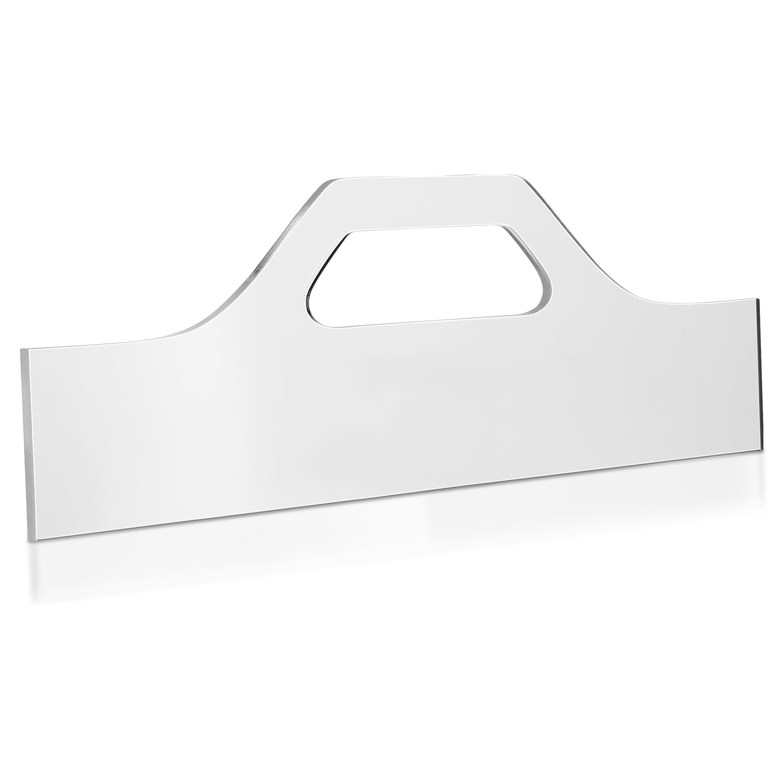 Premium Clear Acrylic Cutting Board with Non-Slip Handles - Kitchen Charcuterie & Woodworking Template Guide with Counter Lip | Perfect for Food Prep, Cheese Platters & DIY Craft Projects