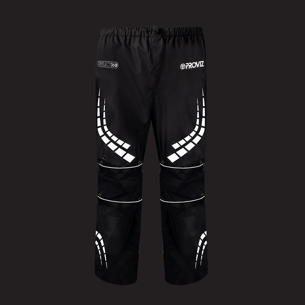 Proviz REFLECT360 Waterproof Pants for Women - High Visibility Cycling & Running Pants with Reflective Technology for Night Safety