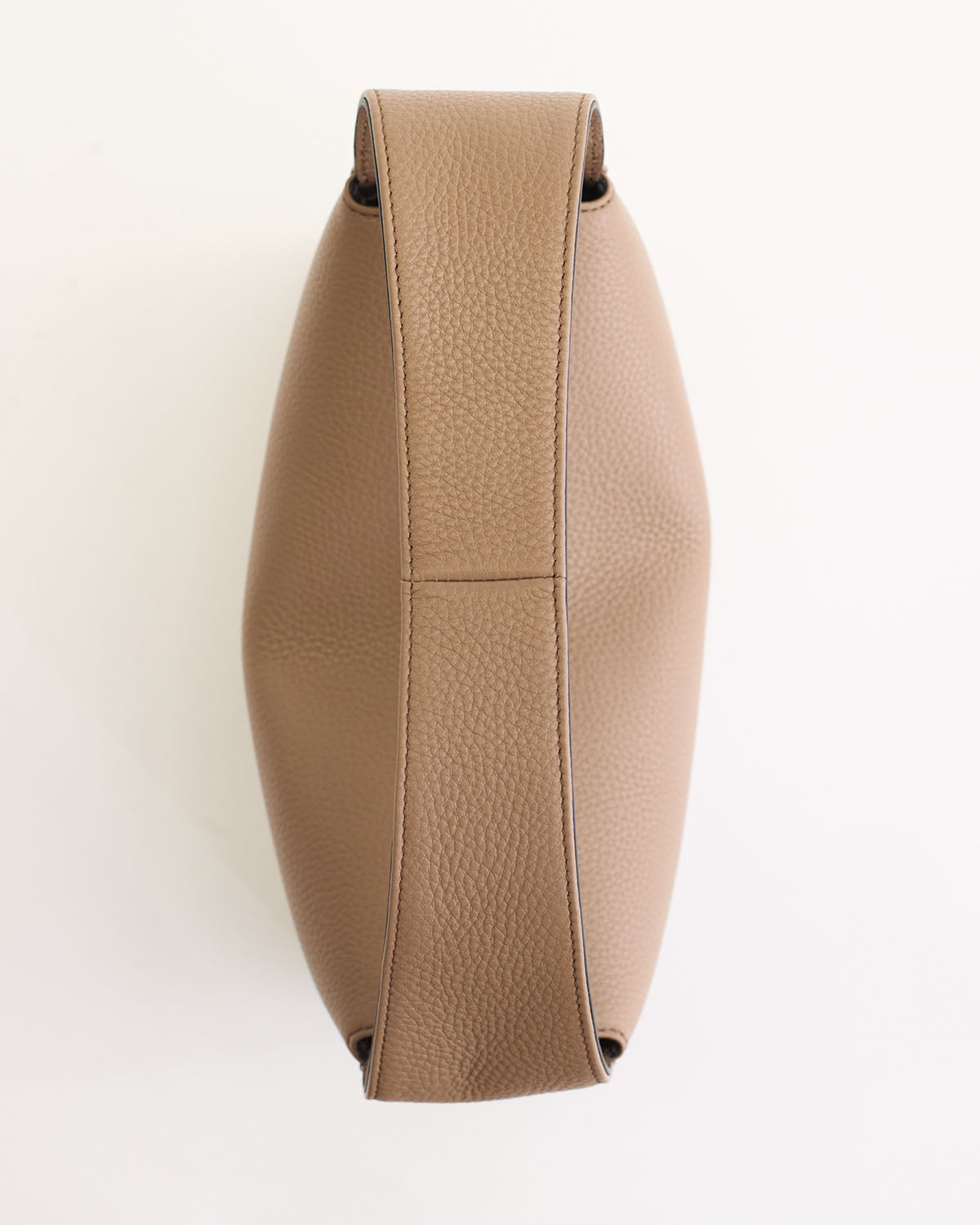 Mae Bag: Premium Taupe Pebbled Leather Crossbody Purse for Women - Perfect for Work, Travel & Everyday Use
