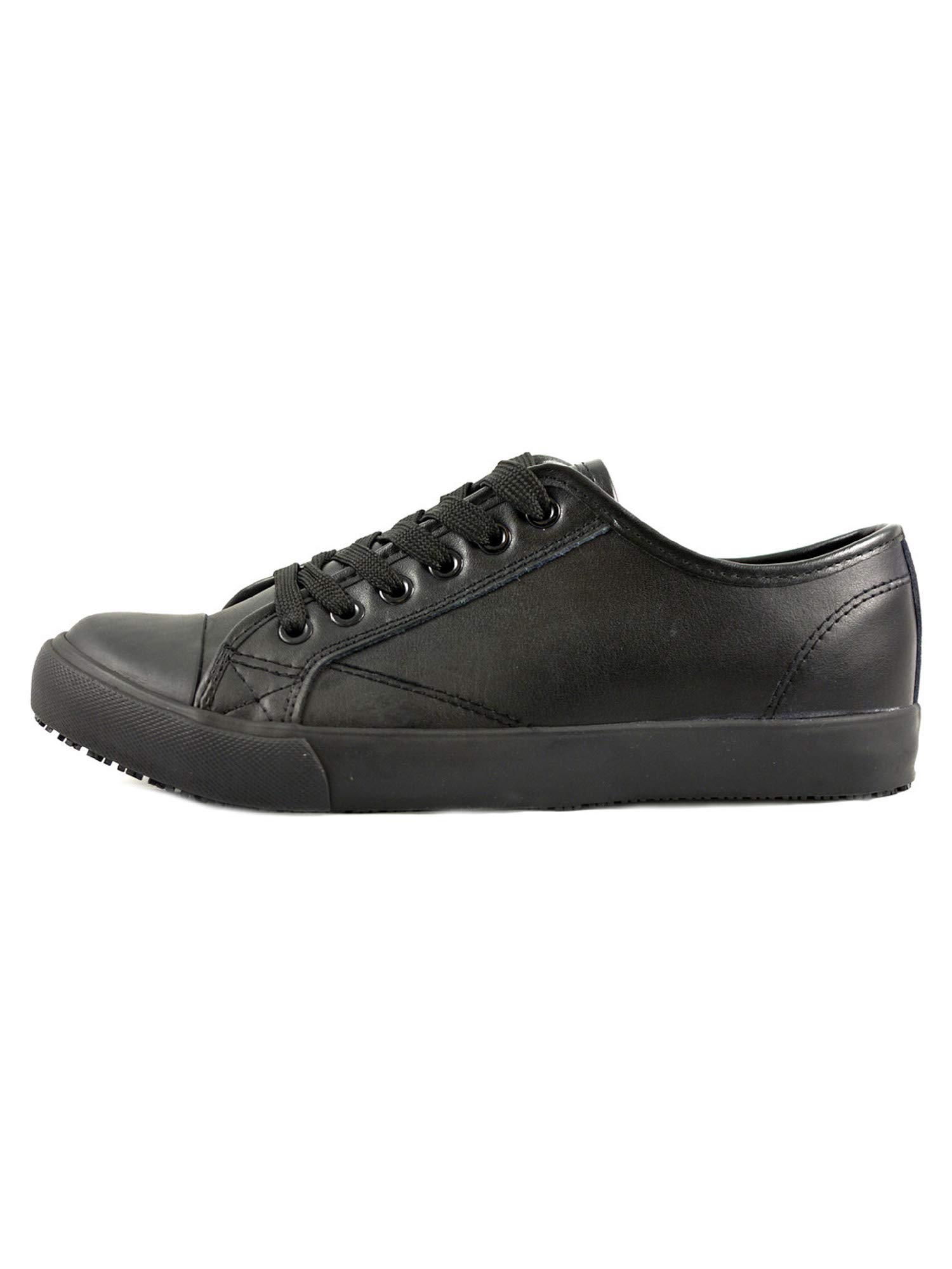Slip Resistant Work Shoes for Women - Lightweight Leather Upper Safety Shoes for Waitress, Restaurant & Hospitality Staff - Perfect for Long Shifts & Non-Slip Floors