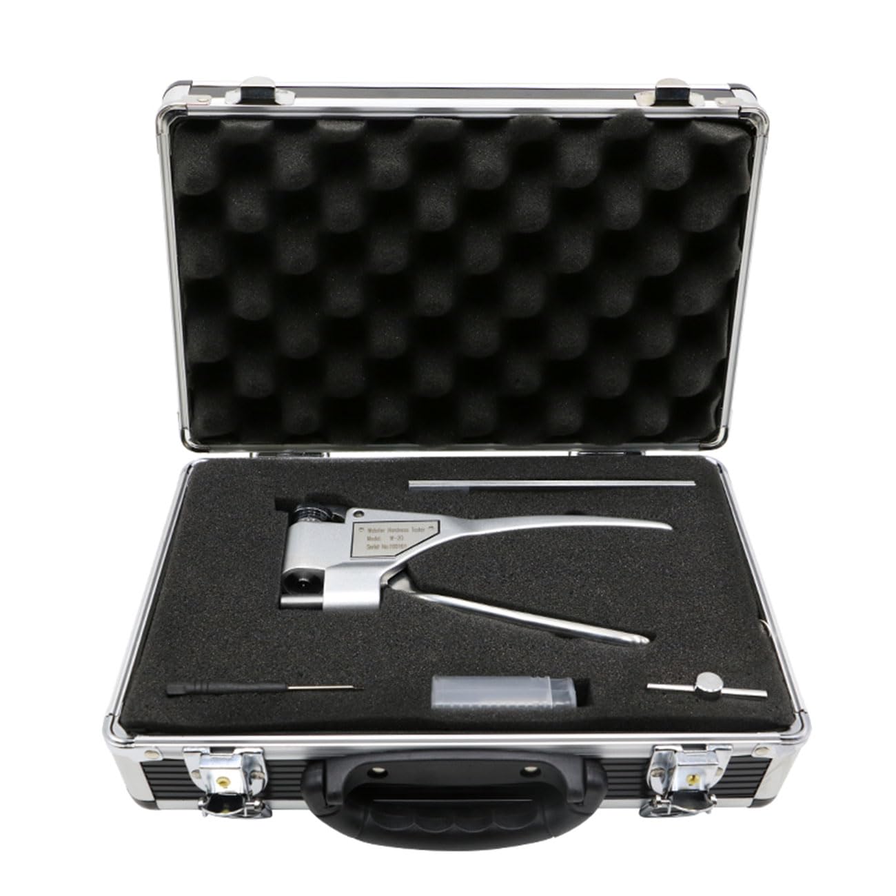 Webster Hardness Tester W-20A (25-110 HRE) for Aluminum Alloy Testing - Measures 0.6~13mm Thickness & 10mm+ Inner Diameter | Ideal for Quality Control in Metalworking, Automotive & Aerospace Industries
