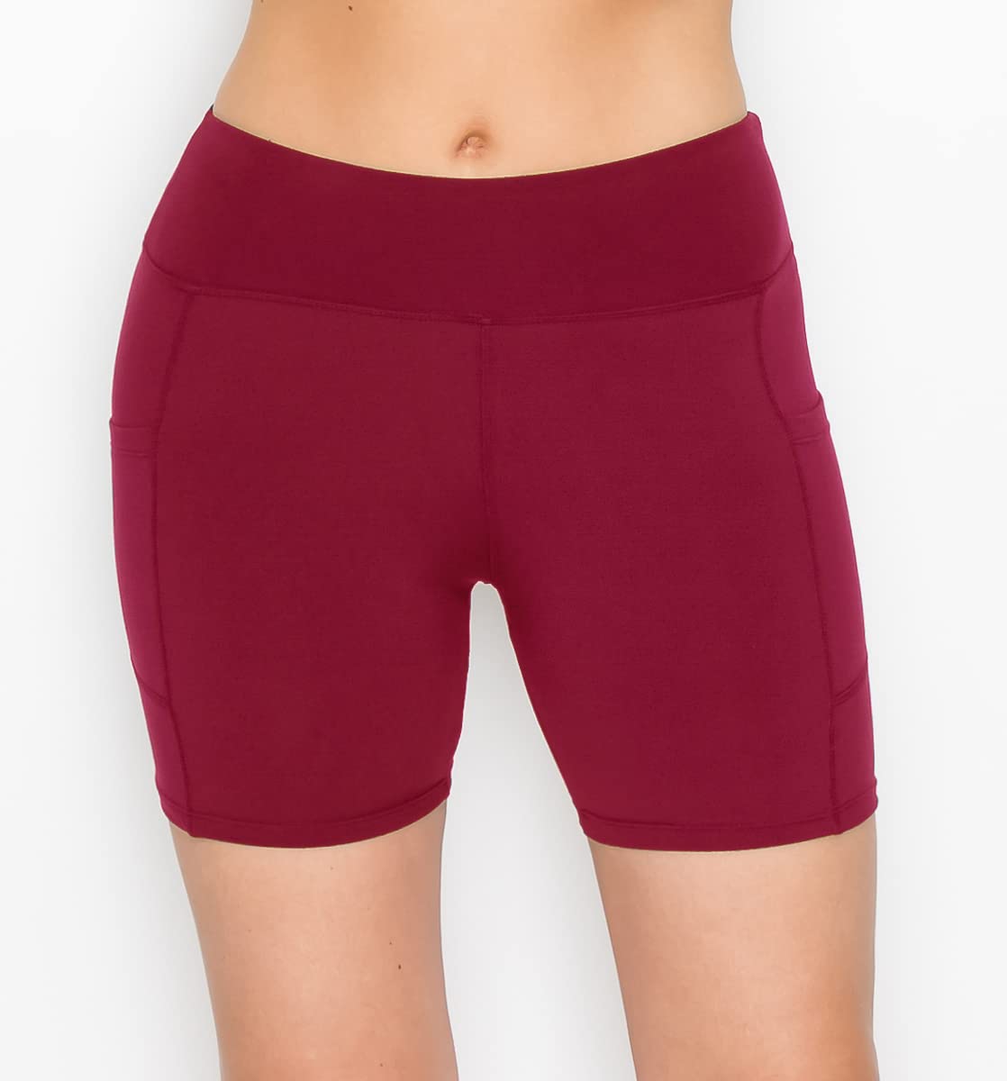 ALWAYS Women's High Waisted Biker Shorts - Super Soft 3