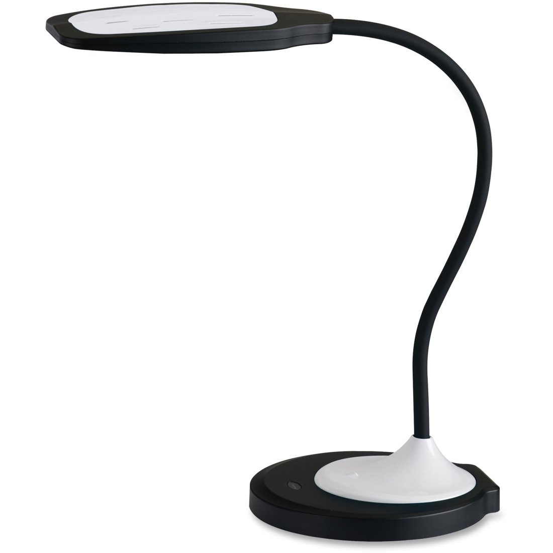 Lorell FLRPF119225EV USB Charger LED Table Lamp - Adjustable Brightness, Touch Control, 3 Color Modes for Bedroom, Office & Study Desk Lighting