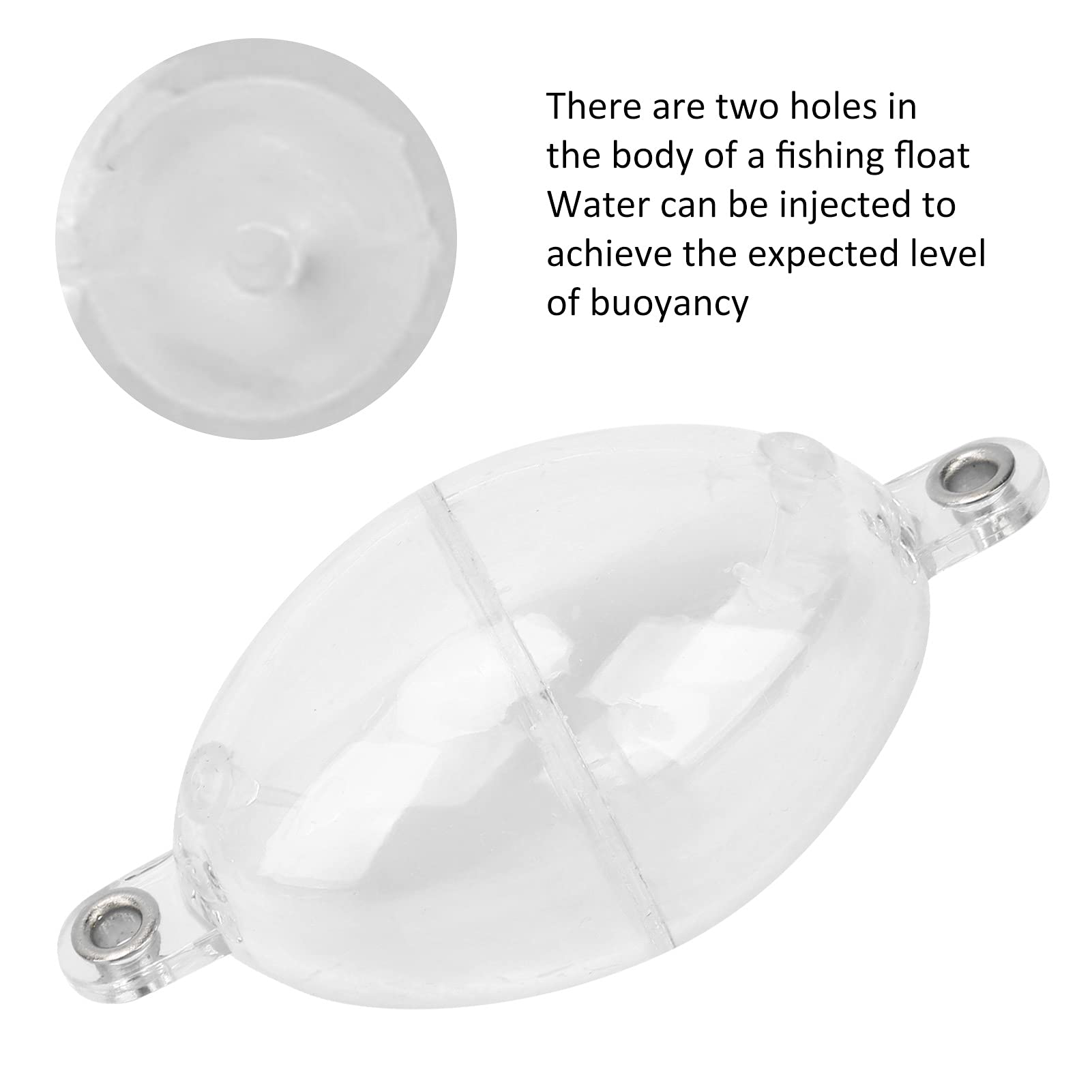 Fishing Float Controller - High Visibility Transparent White for Sea & Freshwater Fishing | Perfect for Anglers & Outdoor Enthusiasts