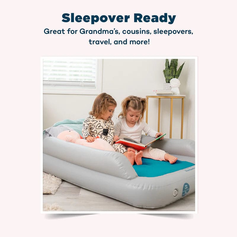 SlumberPod SlumberTot Inflatable Toddler Bed - Portable Travel Bed for Kids 2-5 Years - Perfect for Camping, Sleepovers & Indoor Play - Compact & Easy to Set Up