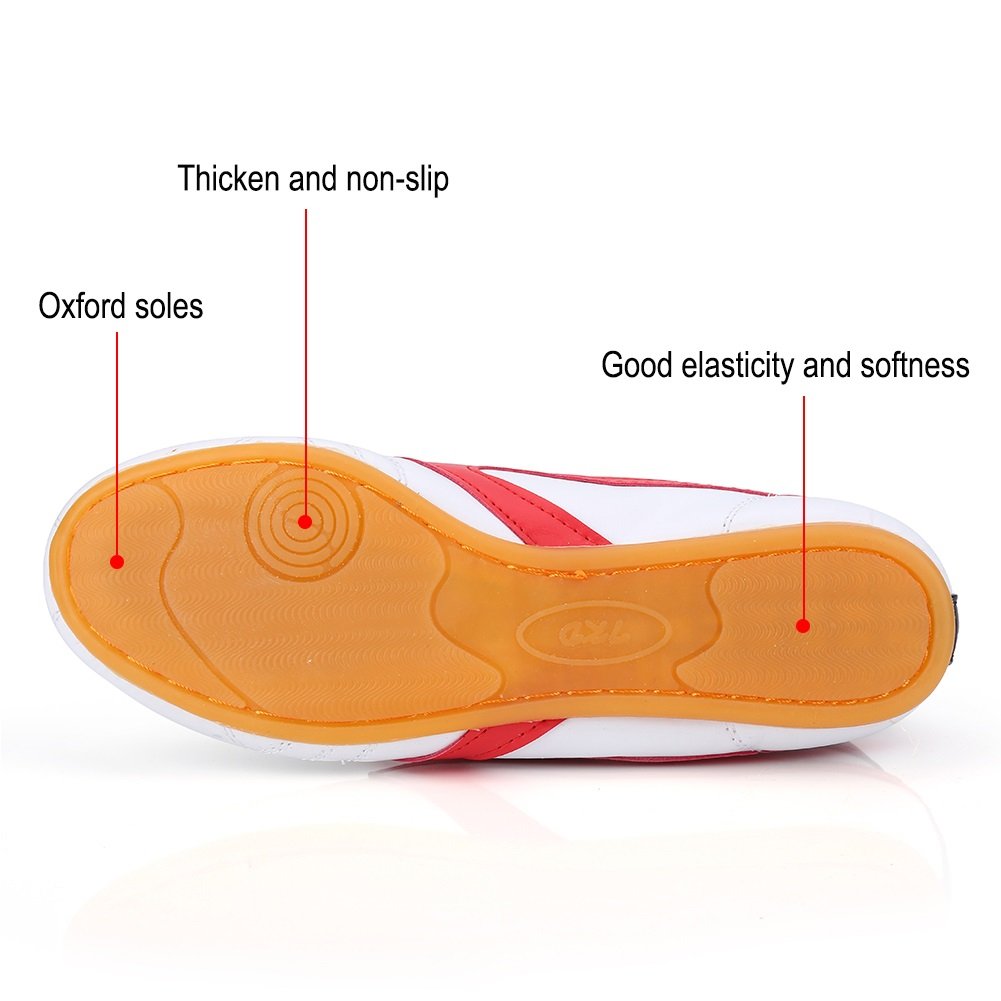 VGEBY Lightweight Breathable Taekwondo Shoes for Men & Women - Martial Arts Training Shoes for Karate, Tai Chi & Kungfu - Size 40 - Perfect for Dojo Practice, Competition & Fitness Training