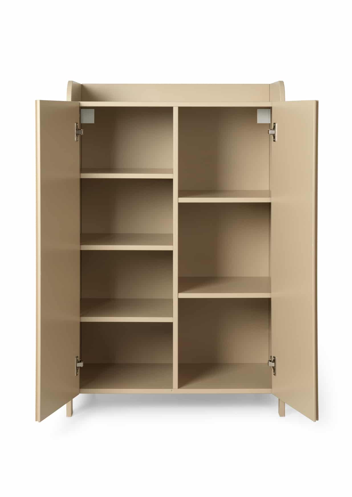 FERM LIVING Sill Cupboard Cabinet Low in Cashmere - Modern Scandinavian Storage Solution for Living Room, Bedroom & Entryway