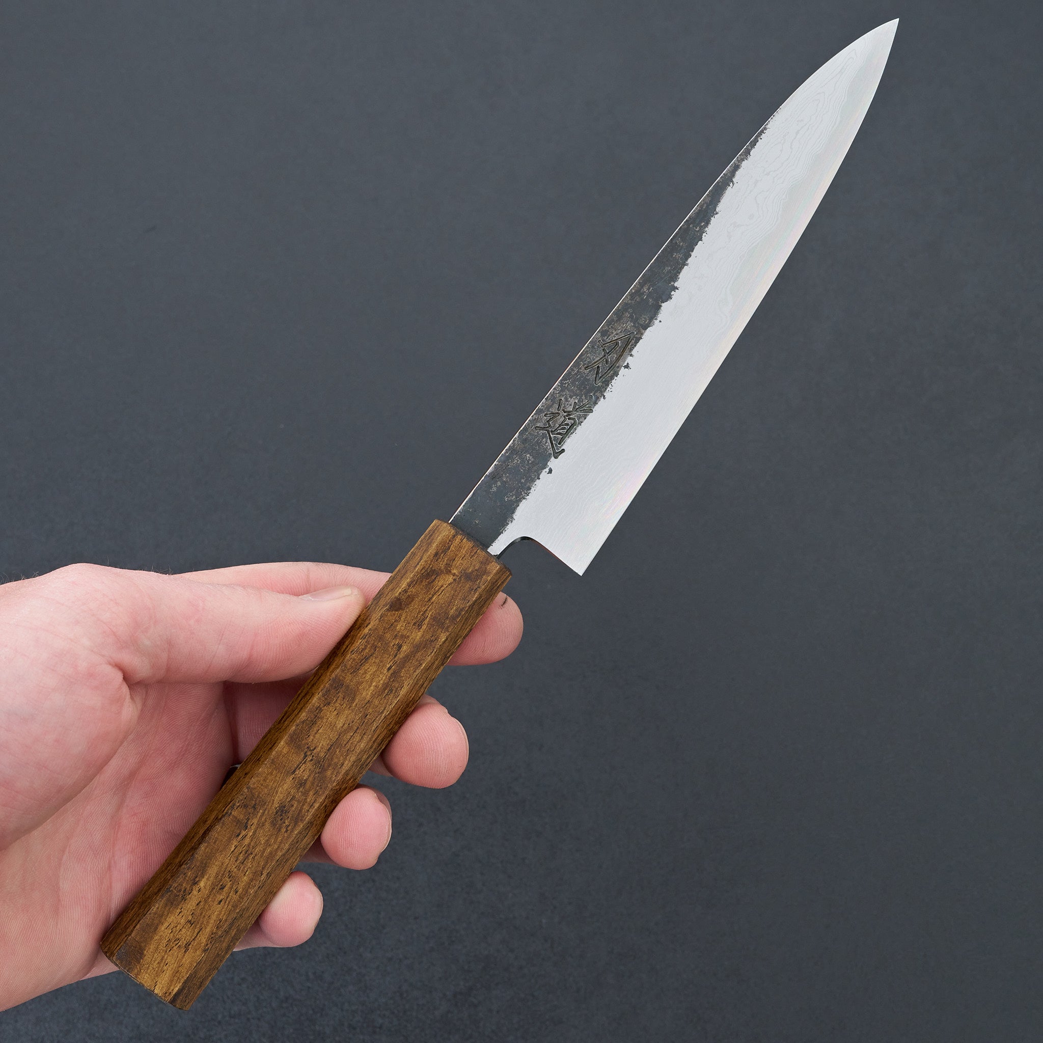 HADO Sumi Blue #1 Damascus Petty Knife 150mm - High Carbon Steel Japanese Kitchen Knife for Precision Slicing, Chopping & Garnishing - Perfect for Chefs, Home Cooks & Culinary Enthusiasts