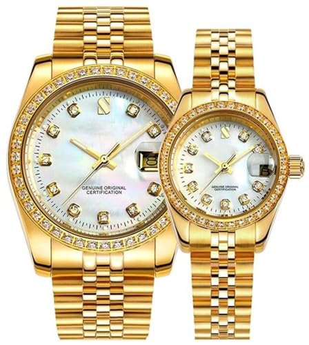 Gold with white