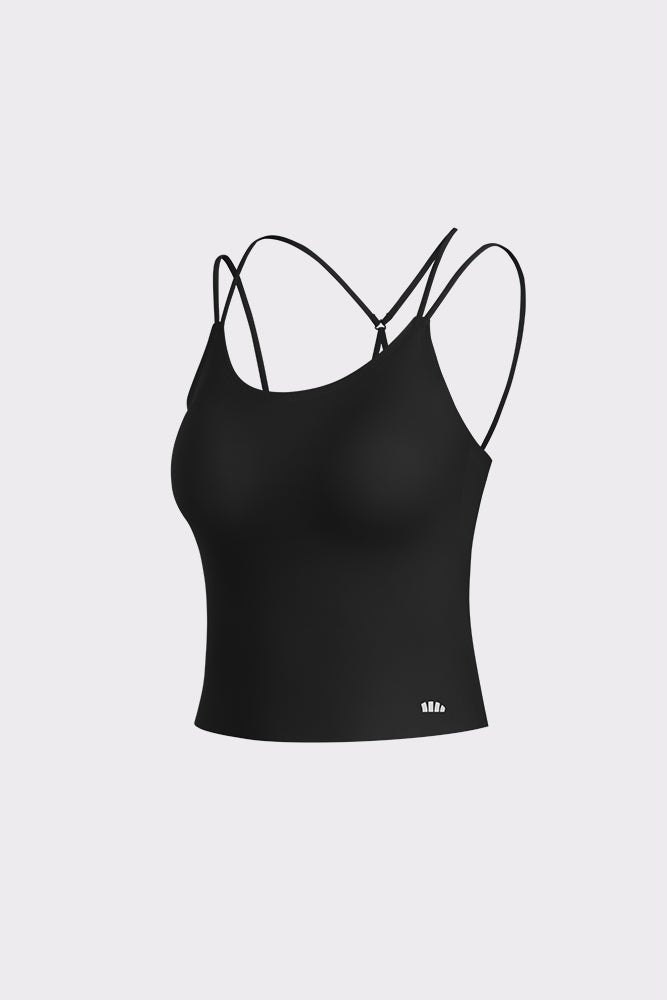 Women's Stretch Spaghetti Strap Tank Top - Soft Comfortable Sleeveless Camisole for Casual Wear, Layering & Summer Outfits