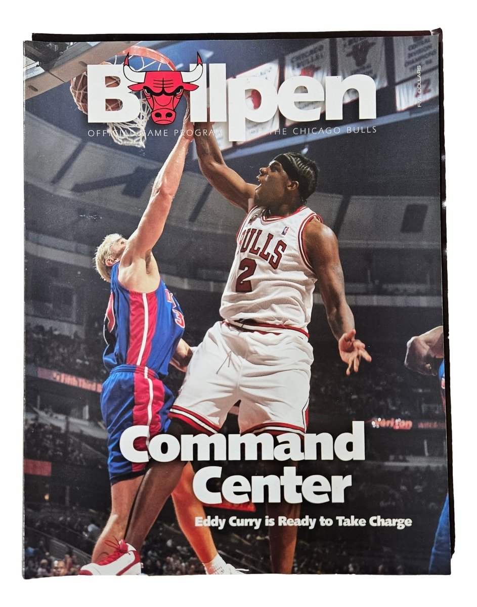 Chicago Bulls 2002-03 Bullpen Magazine Edition 1 - NBA Collectible Memorabilia for Fans & Sports Enthusiasts - Perfect for Display, Gifts, and Basketball Collections