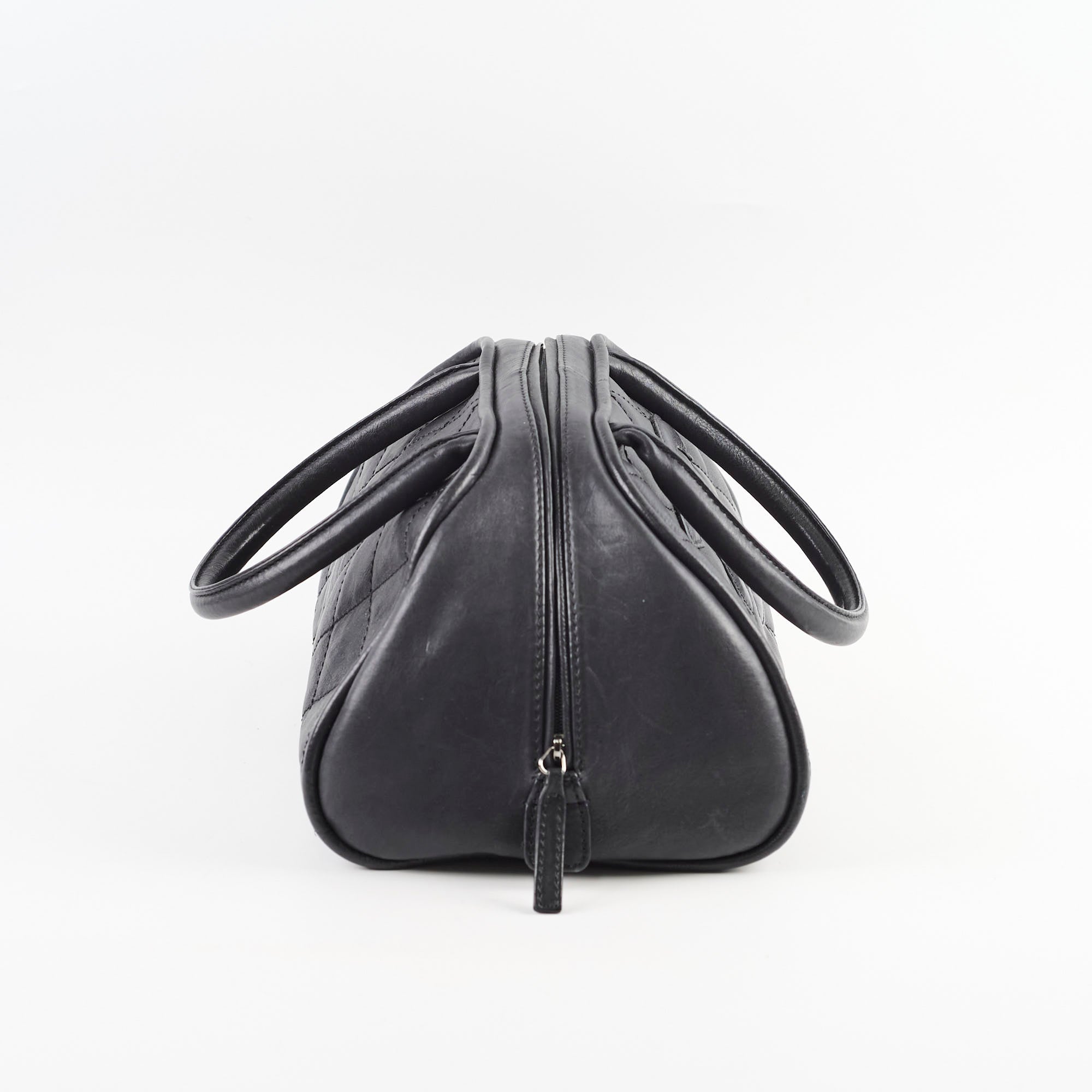 Chanel CC Bowling Bag Black - Luxury Designer Handbag for Women | Perfect for Work, Travel & Evening Events