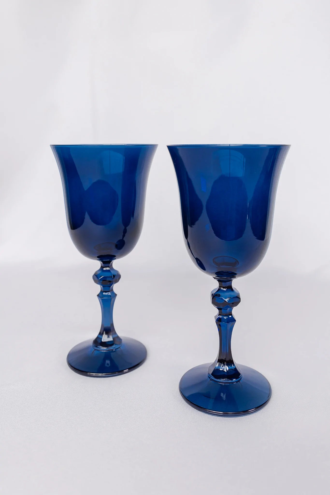Elegant Estelle Colored Glass Goblet Set - 12oz Handcrafted Wine Glasses for Dinner Parties, Wedding Decor & Home Bar Accessories - Perfect for Red Wine, Cocktails & Special Occasions