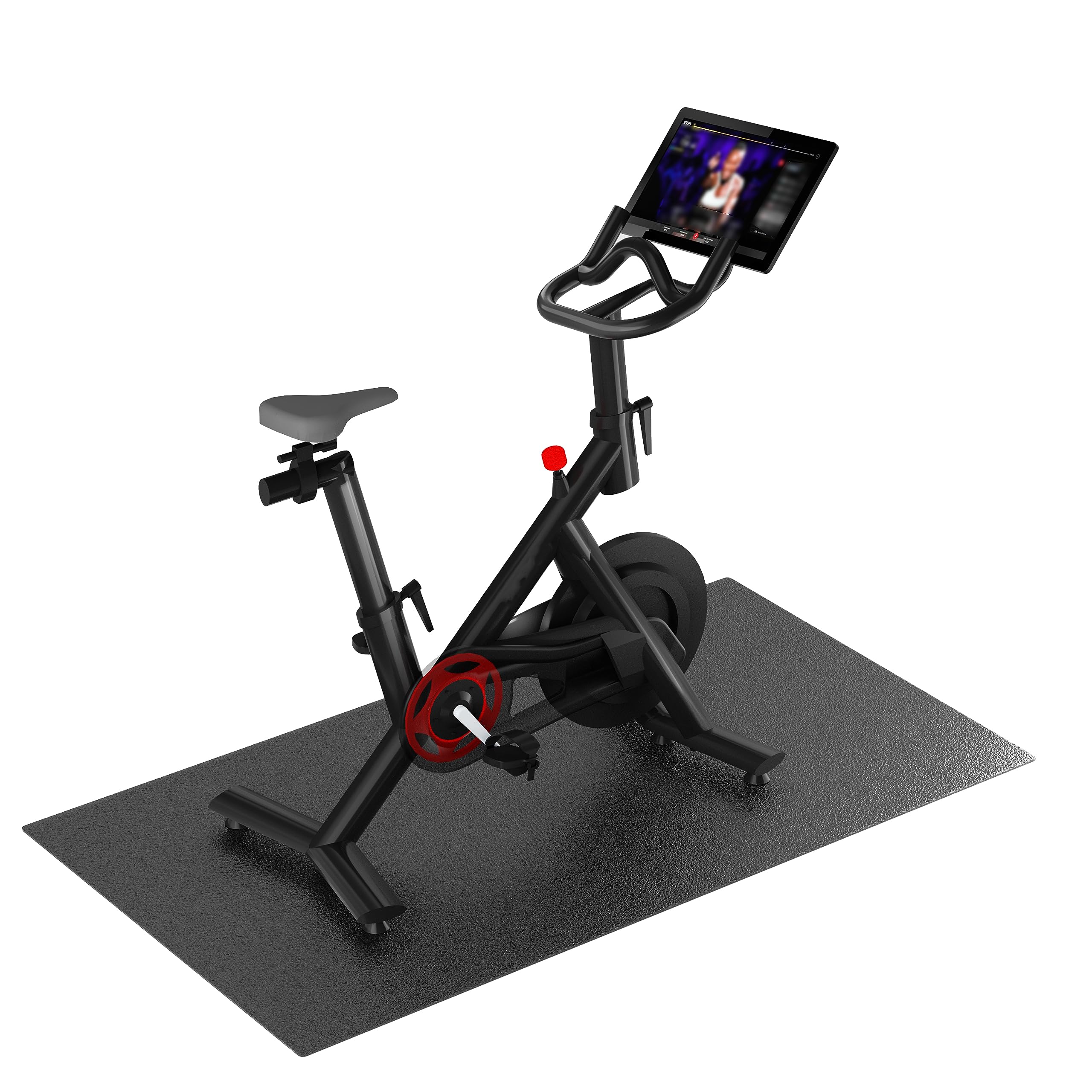 Peloton Bike Mat - Non-Slip Treadmill & Exercise Equipment Mat for Hardwood Floors | Indoor Cycling, Elliptical & Spin Bike Trainer Protection | Perfect for Home Gym, Yoga Studio & Fitness Room