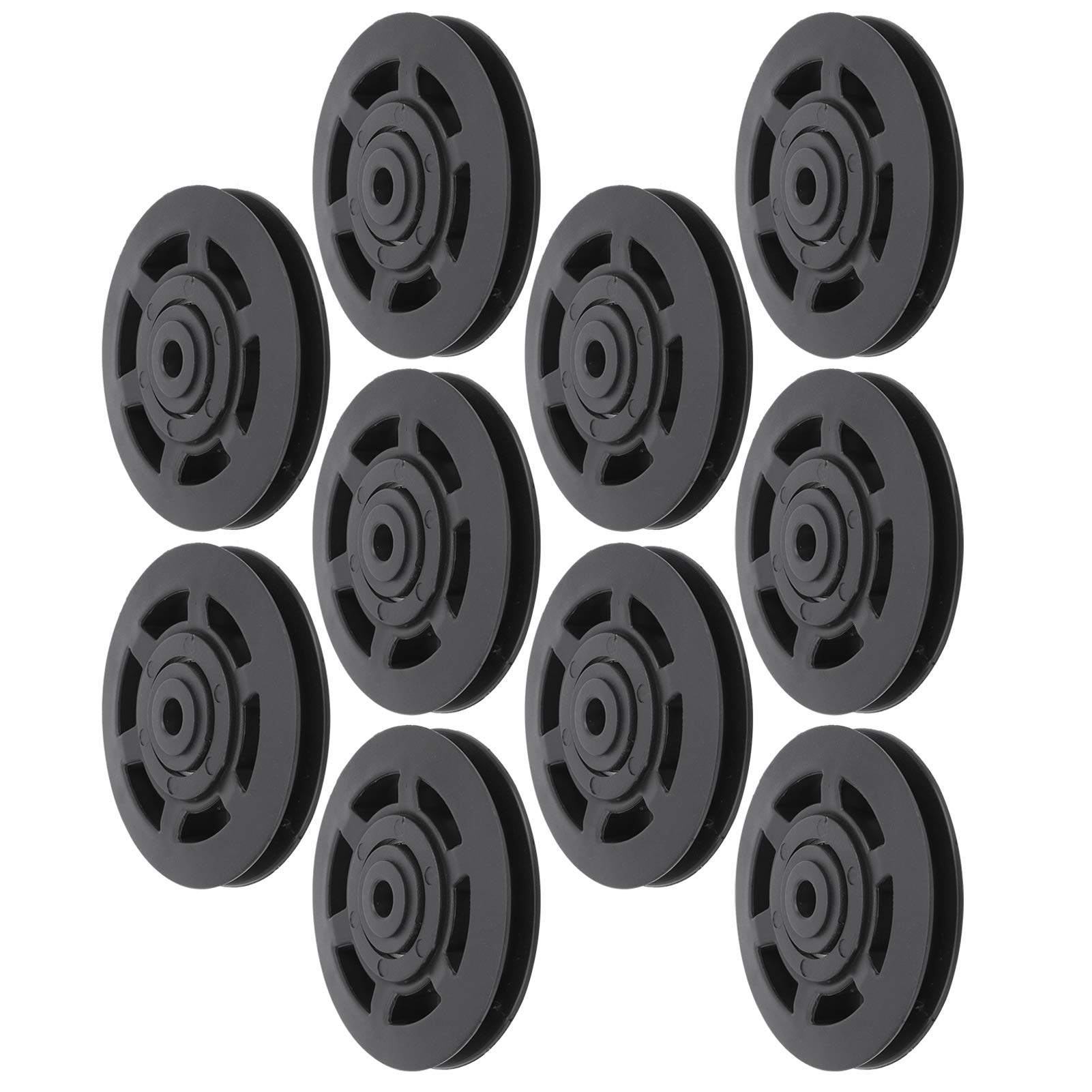 Diydeg Bearing Pulley Wheel Replacement - Wear-Resistant, Lightweight & Durable for Home Gym, Fitness Equipment, and Commercial Use - Perfect for Treadmills, Exercise Machines & Garage Workouts