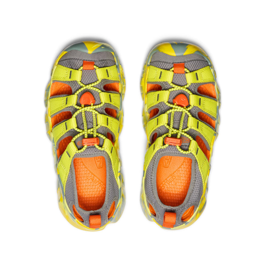 Big Kids' Hyperport H2 Sandal - Lightweight Water Shoes for Boys & Girls | Evening Primrose/Steel Grey | Perfect for Beach, Pool & Outdoor Adventures