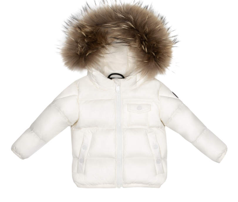ELLABEE Baby Fur Jacket for Boys & Girls - Soft & Warm Winter Coat (6M to 36M) - Perfect for Outdoor Play, Snow Days & Holiday Photos
