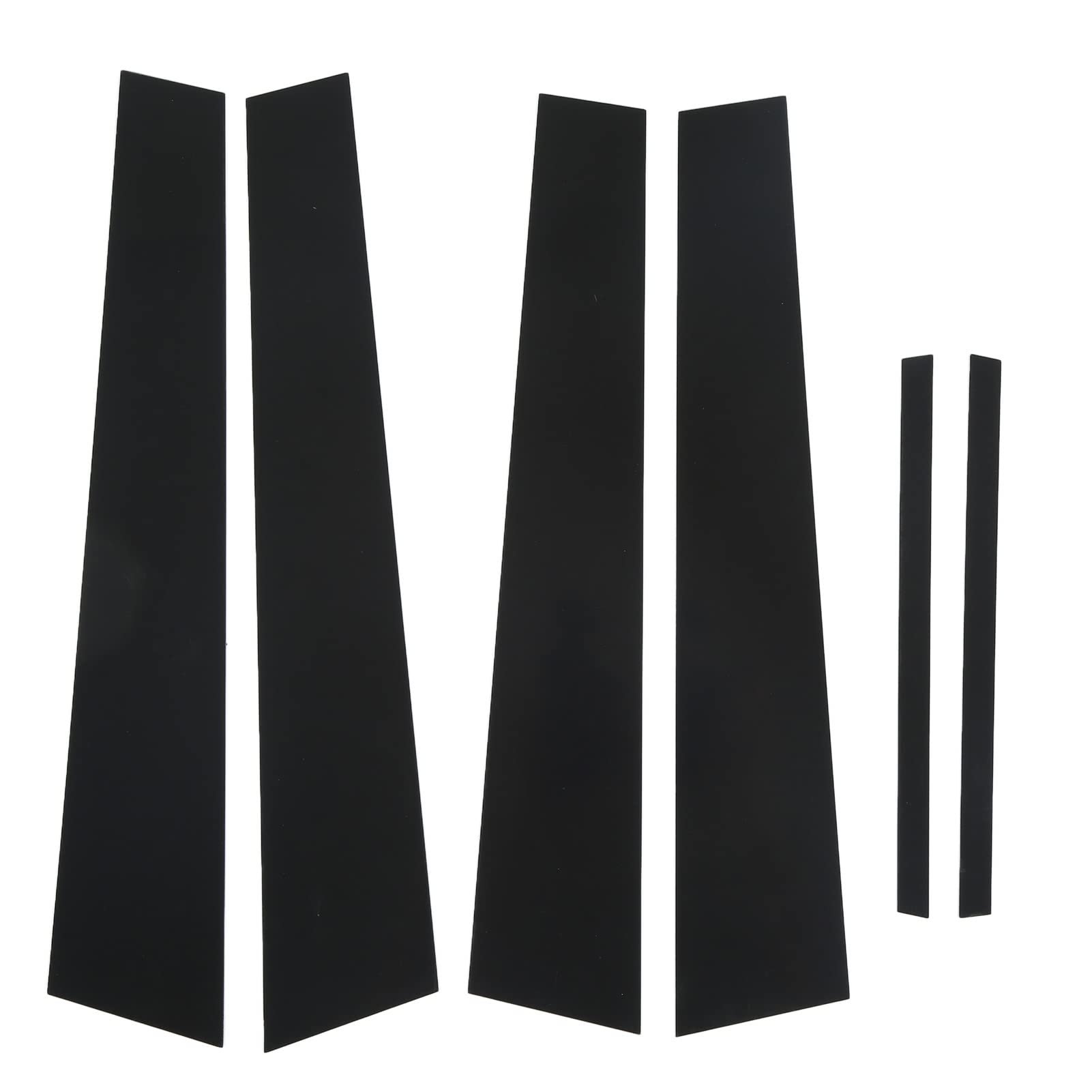 6-Piece Gloss Black Pillar Post Decal Trim Kit for Dodge Charger 2011-2021 - KIMISS Side Door Window Cover Trim Sticker - Sleek Replacement for PC Side Window Pillars - Perfect for Car Customization & Exterior Upgrades