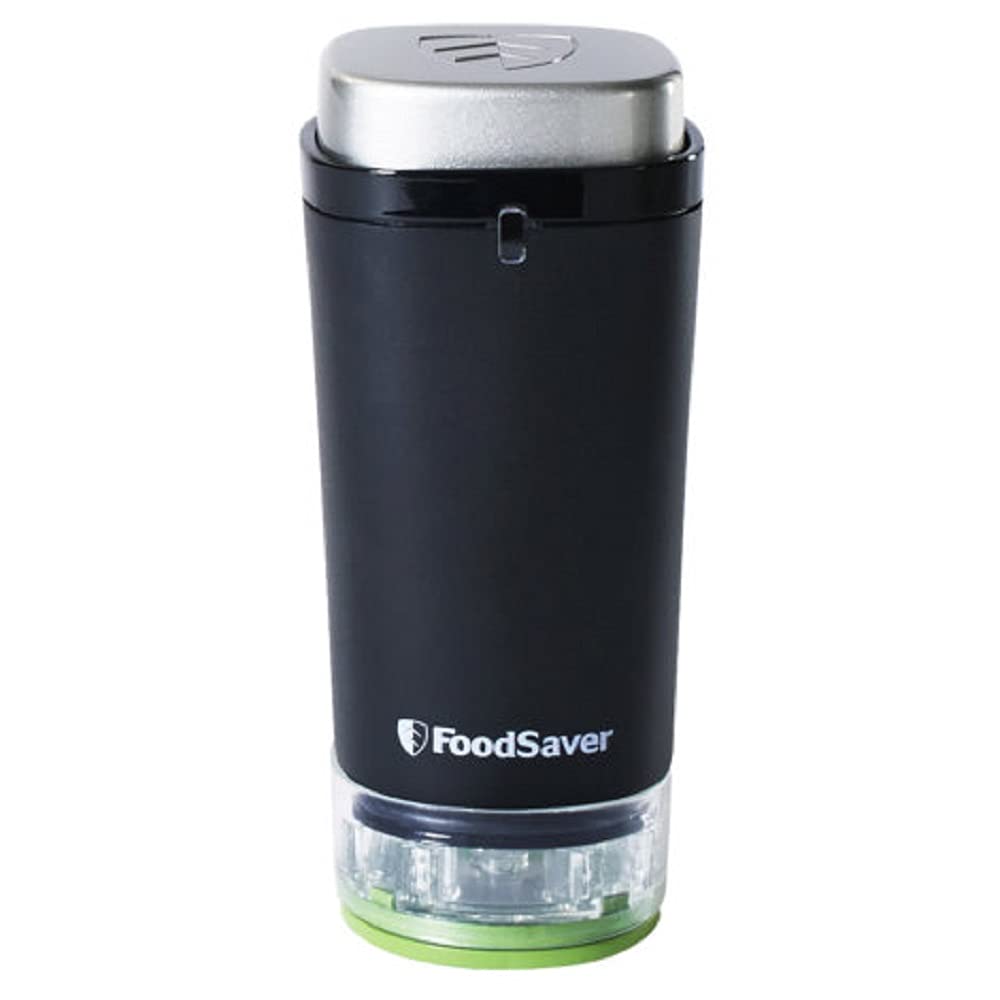 FoodSaver FS1120 Cordless Handheld Vacuum Sealer for Food Preservation - Portable Vacuum Sealer for Zipper Bags & Containers | Keep Food Fresh Longer | Perfect for Meal Prep, Sous Vide & Storage
