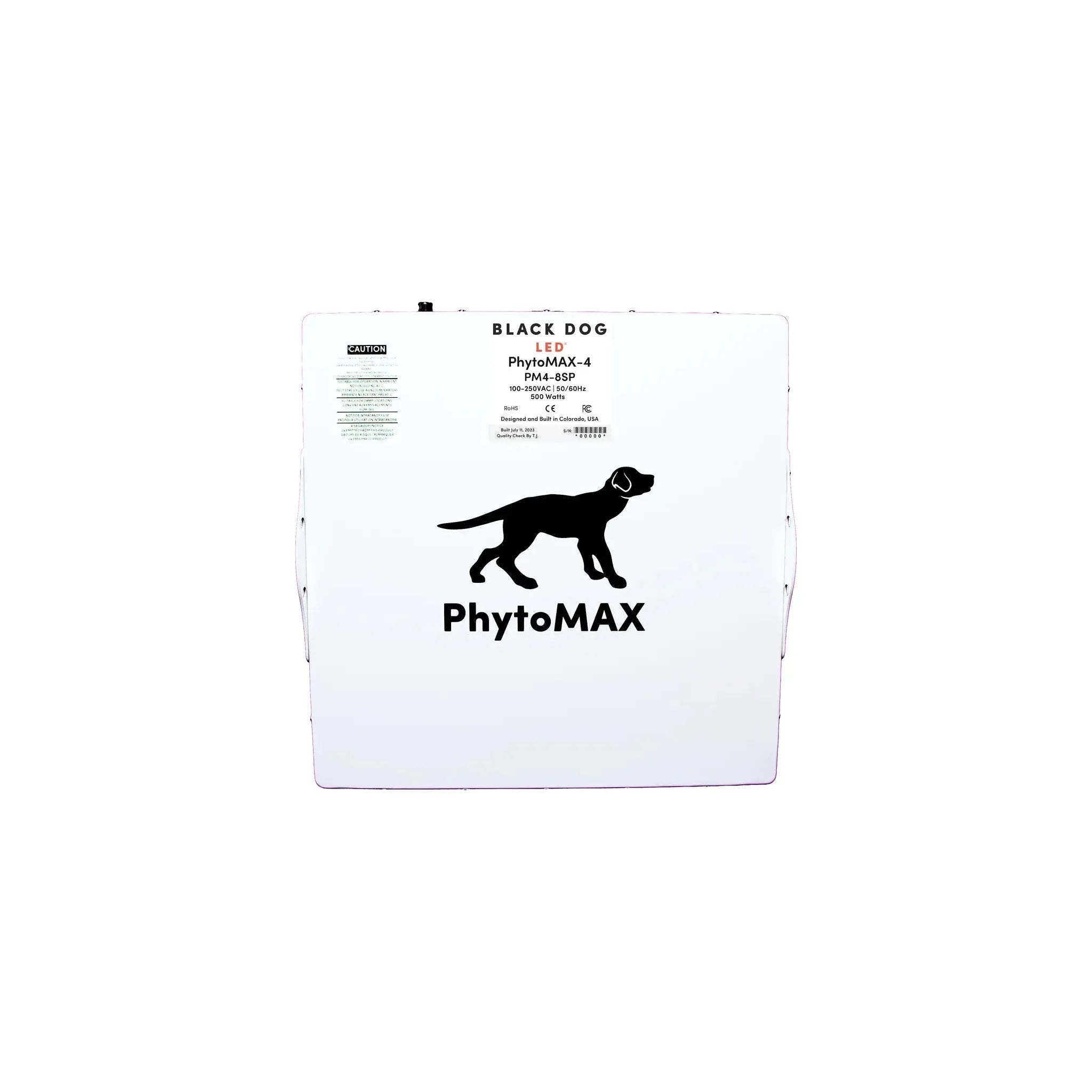 Black Dog LED PhytoMAX 4 8S Full Spectrum LED Grow Light for Indoor Plants - Hydroponics, Greenhouse & Home Gardening