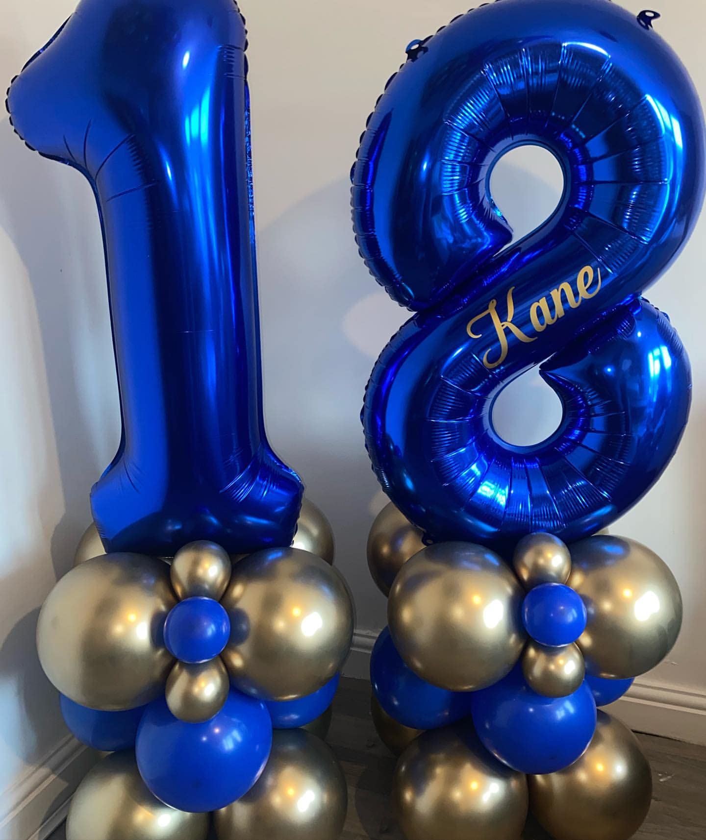 40 Inch Navy Blue 16 Number Balloons - Giant Jumbo Foil Mylar Helium Balloons for 16th Birthday, Anniversary & Party Decorations - Perfect for Indoor/Outdoor Celebrations, Graduations & Photo Backdrops