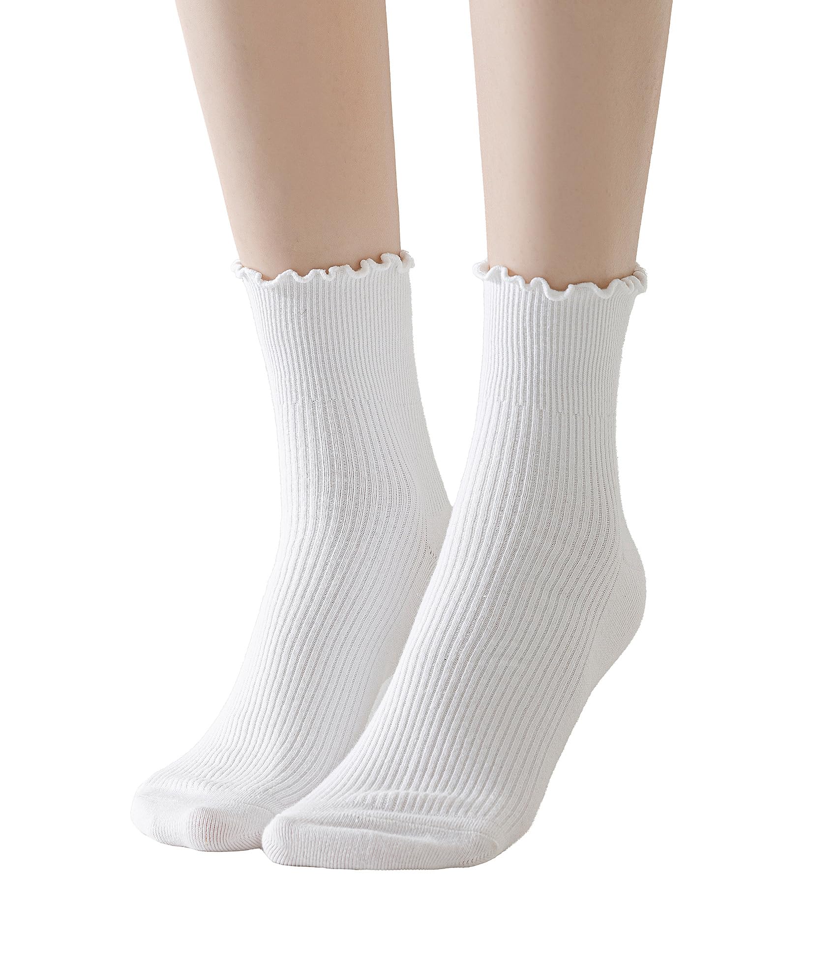 3 Pairs Women's Ruffle Ankle Socks - Cute Casual Frilly Socks for Girls, Breathable & Cool | Perfect for Summer Outfits, Daily Wear and Fashion Accessories