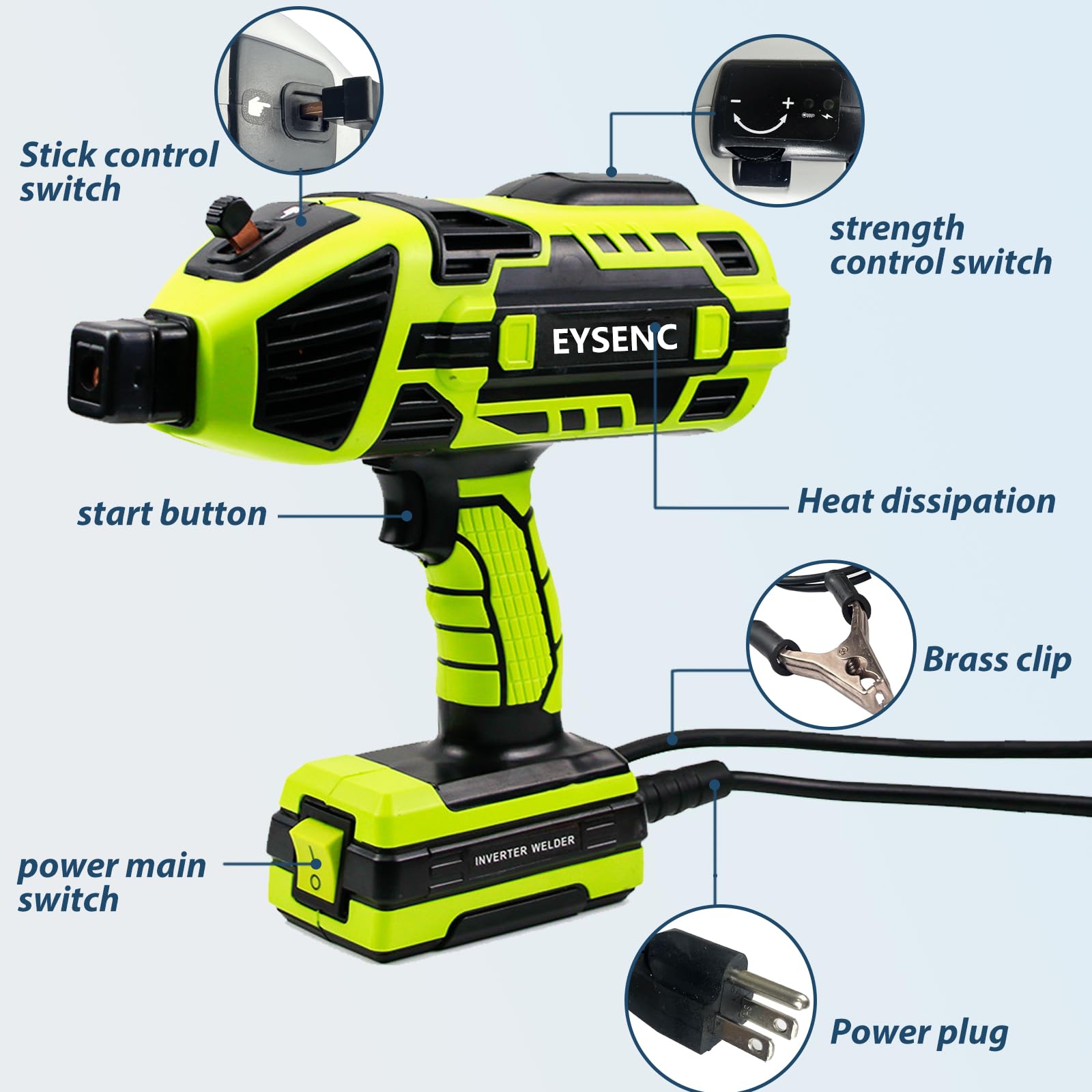 Portable ARC Welding Machine - IGBT Handheld Stick Welder for 3/32