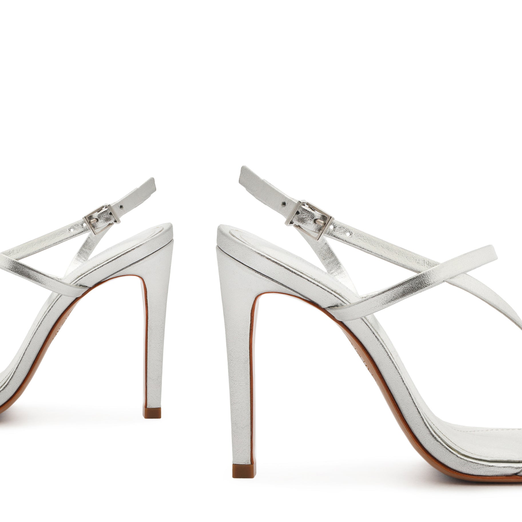 Heloise High Metallic Leather Sandals for Women - Stylish Summer Dressy Wedge Heel Sandals | Perfect for Beach Vacations, Date Nights & Outdoor Weddings