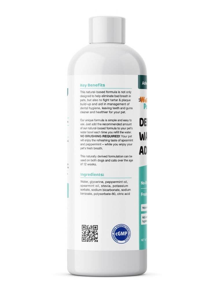 Wellnergy Pets Dental Care Water Additive for Dogs & Cats - Freshens Breath, Reduces Plaque & Tartar - Ideal for Daily Oral Hygiene at Home